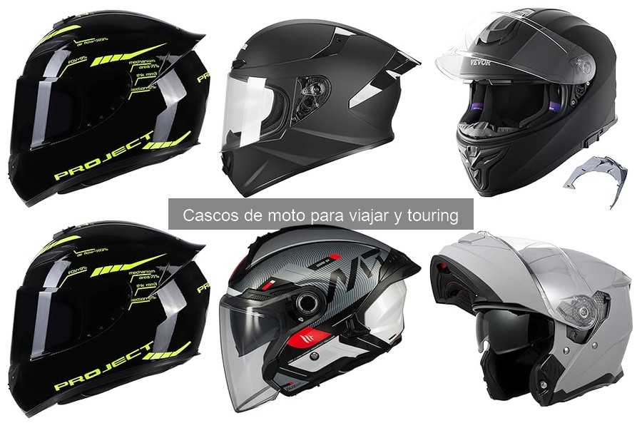 Mejores cascos de moto para touring de 2023: top recomendaciones
