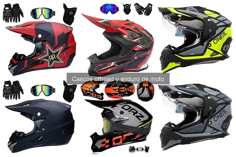 Mejores cascos offroad para principiantes en moto