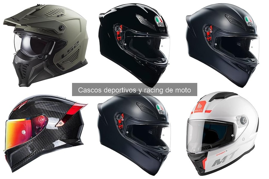 Mejores cascos racing para moto en 2023: Seguridad y Estilo