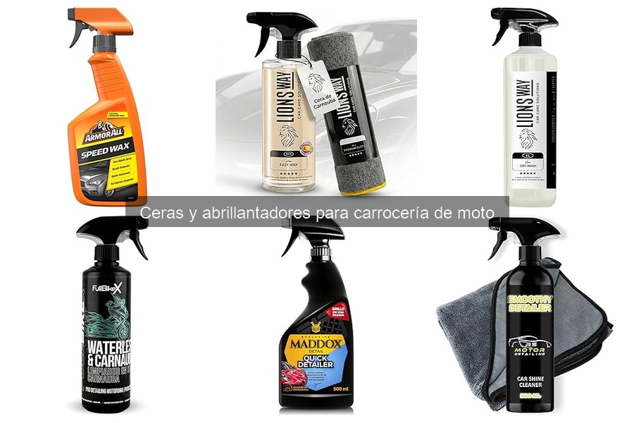 Mejores ceras y abrillantadores para carrocería de moto 2023
