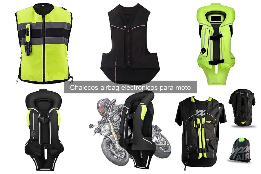 Mejores chalecos airbag electrónicos para motoristas 2023