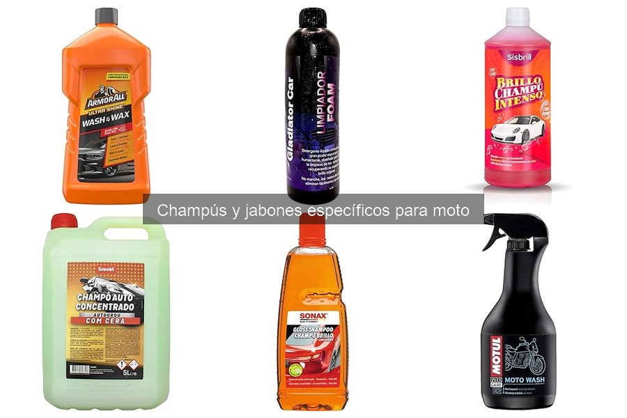 Mejores champús y jabones para motos: características y beneficios