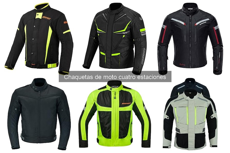 Mejores chaquetas de moto cuatro estaciones para principiantes