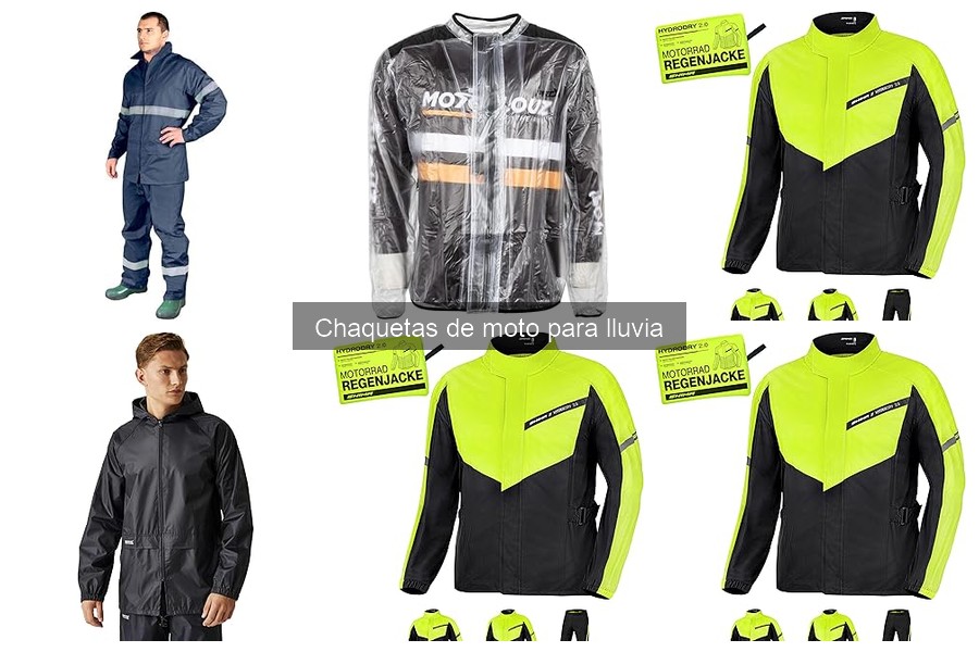 Mejores chaquetas de moto para lluvia en oferta