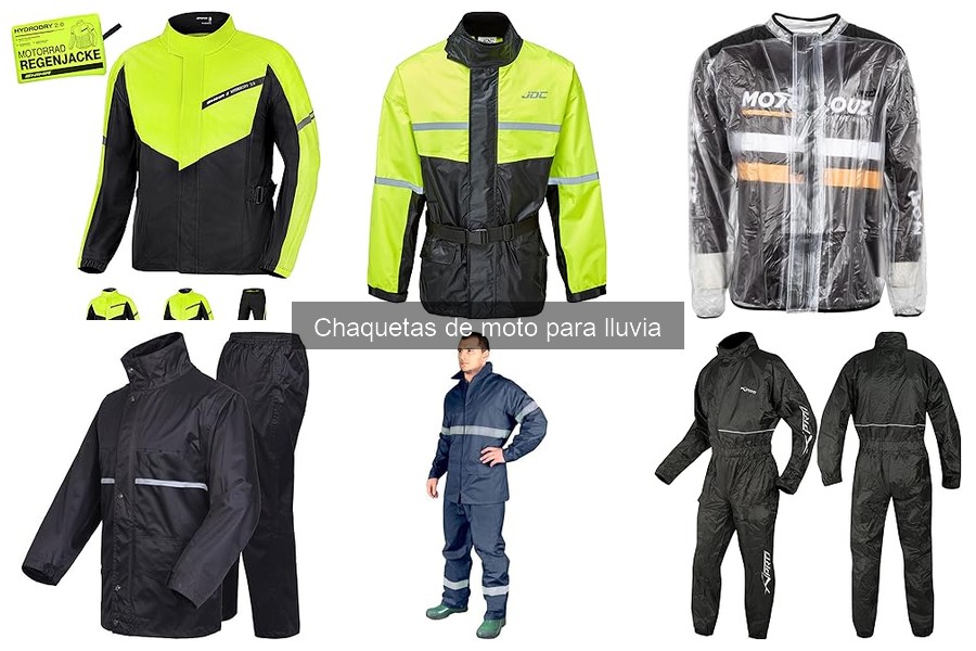 Mejores chaquetas de moto para lluvia: selección 2023