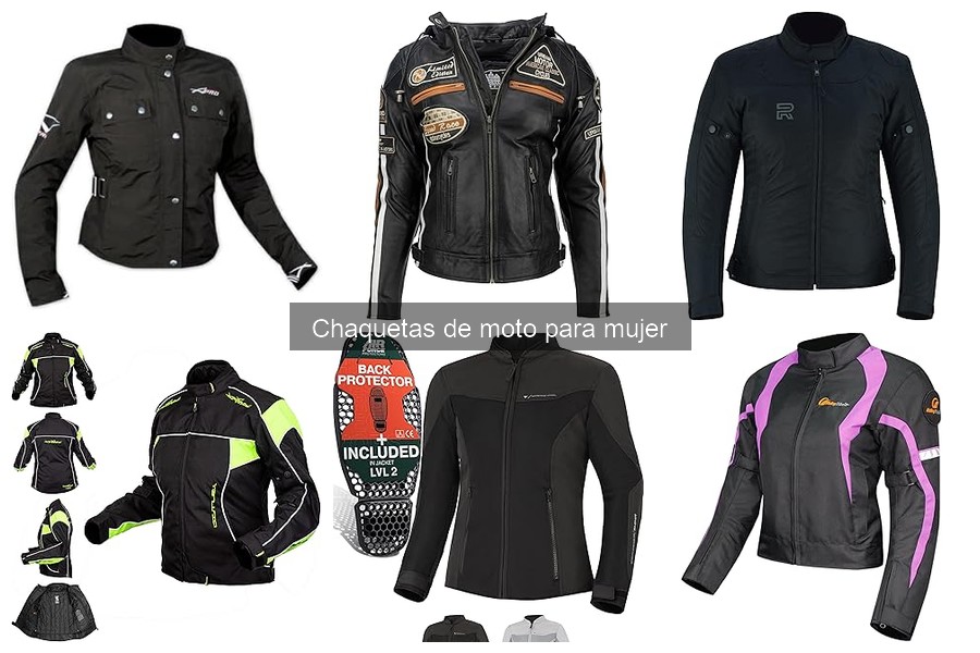 Mejores chaquetas de moto para mujer según el clima