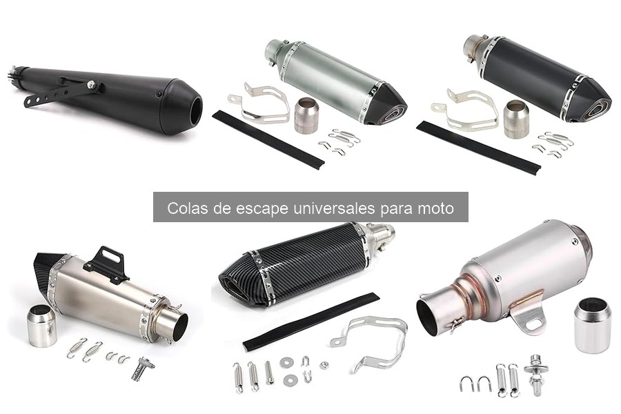 Mejores colas de escape universales para motos deportivas