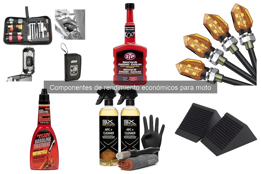 Mejores Componentes de Rendimiento Económicos para Motos