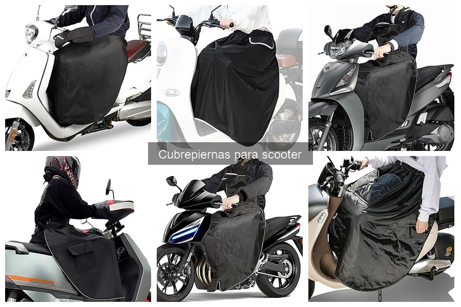 Mejores cubrepiernas para scooter en invierno: guía de compra