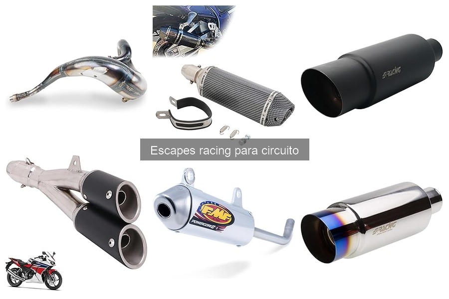 Mejores escapes racing para motos deportivas en 2023