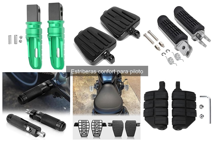 Mejores estriberas confort para cada tipo de motocicleta