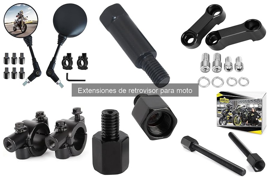 Mejores extensiones de retrovisor para motos deportivas