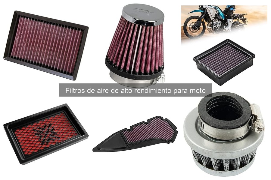 Mejores filtros de aire de alto rendimiento para motos deportivas