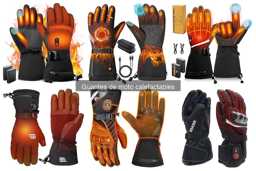 Mejores guantes calefactables para moto en 2023