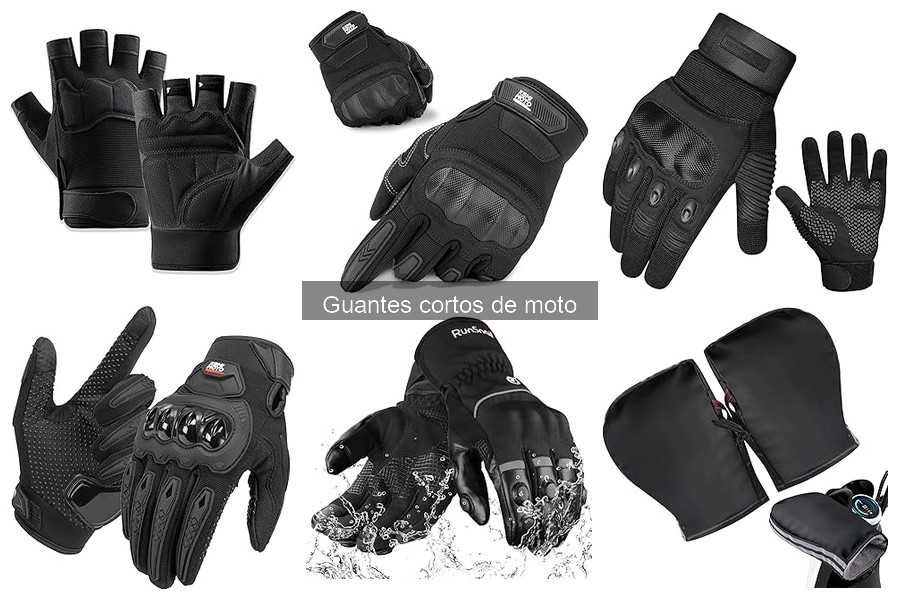 Mejores guantes cortos de moto para verano: comparativa 2023