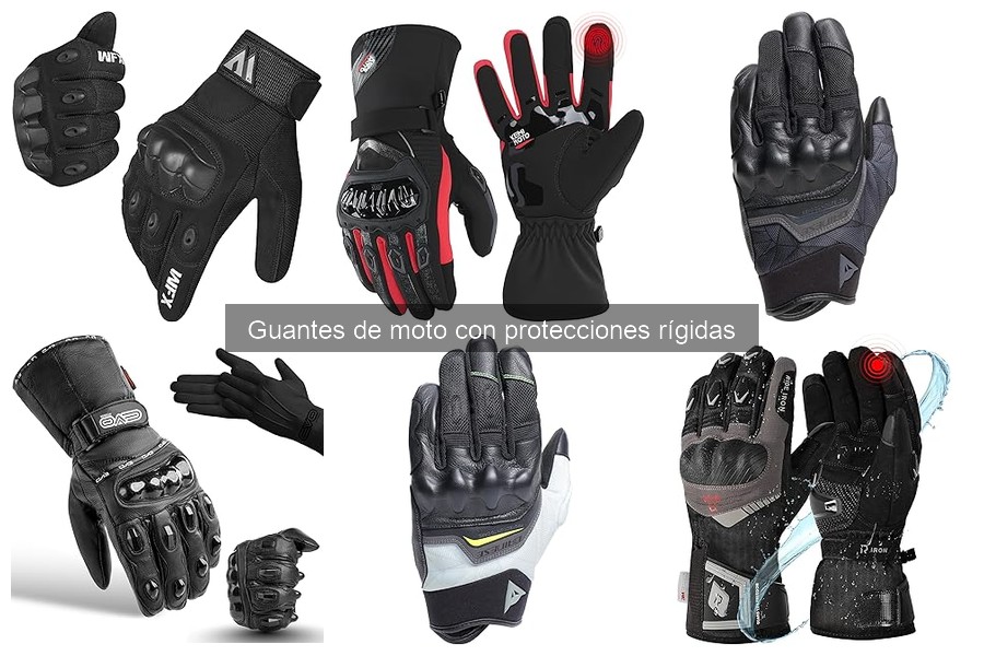 Mejores guantes de moto con protecciones rígidas para principiantes