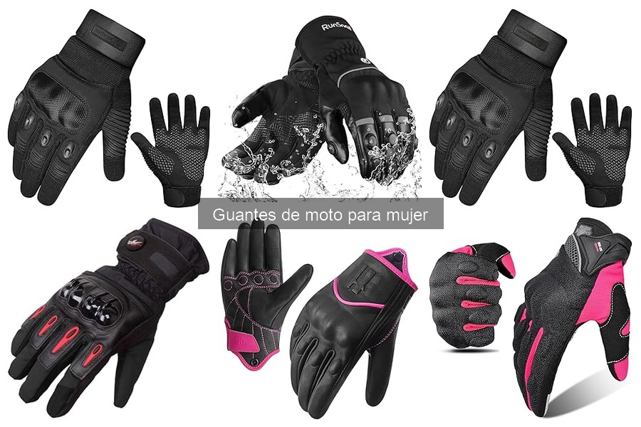 Mejores guantes de moto para mujer en 2023: comparativa