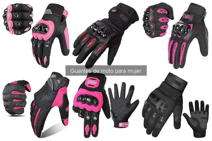 Mejores guantes de moto para mujer según tipo de conducción