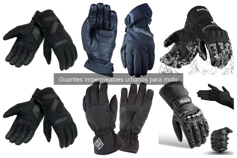 Mejores guantes impermeables urbanos para moto en 2023