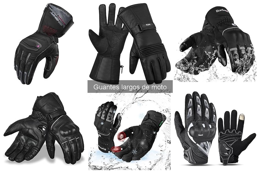 Mejores guantes largos de moto para invierno: protección y calor