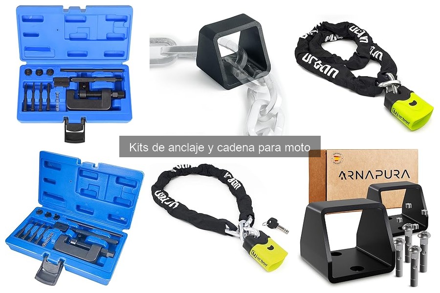 Mejores kits de anclaje y cadena para motos en 2023
