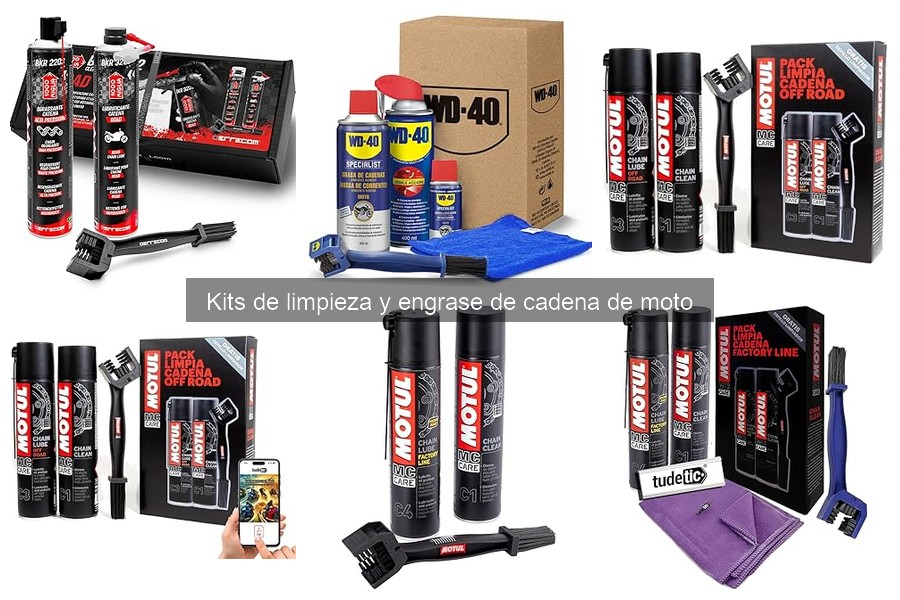 Mejores Kits de Limpieza y Engrase de Cadena de Moto 2023
