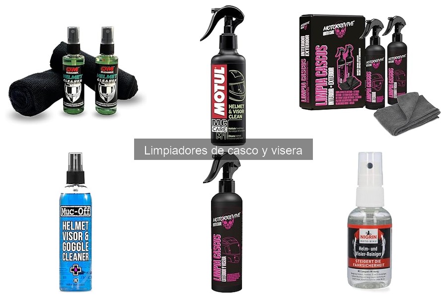 Mejores limpiadores de casco para motoristas principiantes