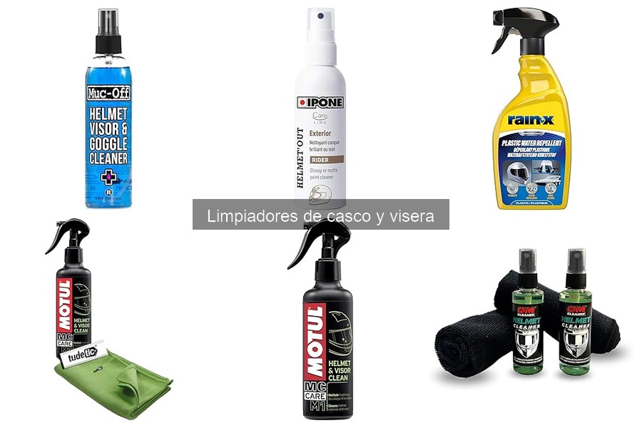 Mejores limpiadores de casco y visera para motoristas