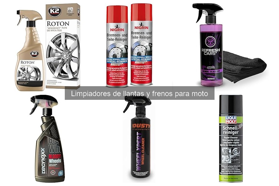 Mejores limpiadores de llantas y frenos para motos en 2023