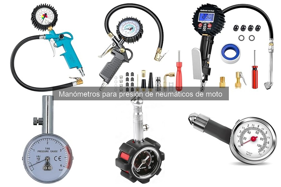 Mejores manómetros para presión de neumáticos de moto