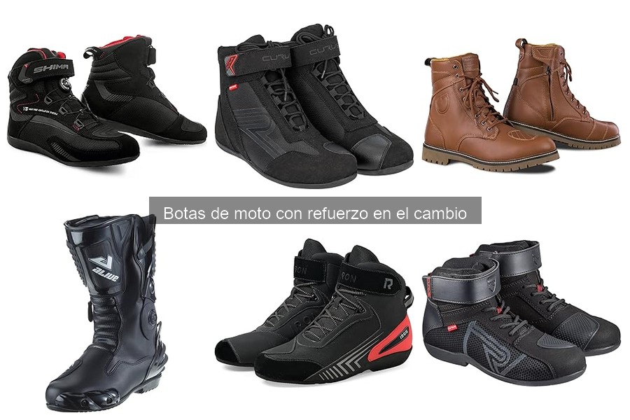 Mejores marcas de botas de moto con refuerzo en el cambio
