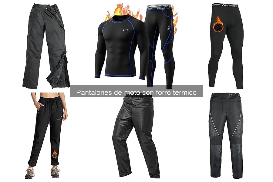 Mejores marcas de pantalones de moto con forro térmico