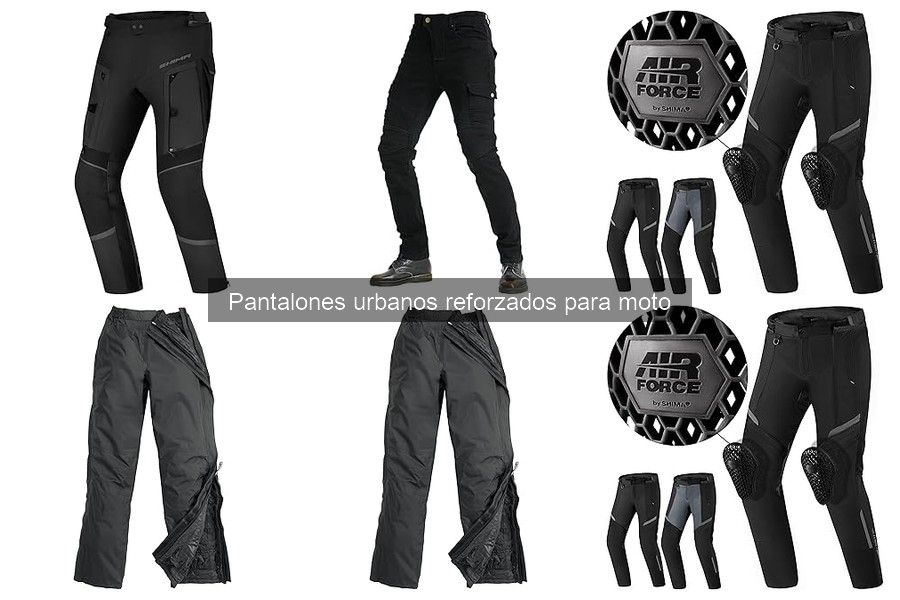 Mejores marcas de pantalones urbanos reforzados para moto