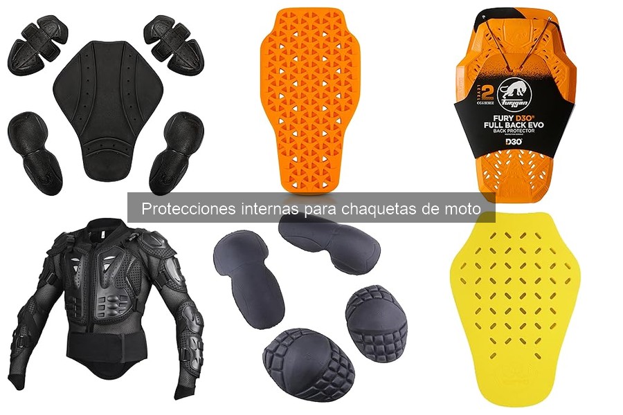 Mejores marcas de protecciones internas para chaquetas de moto