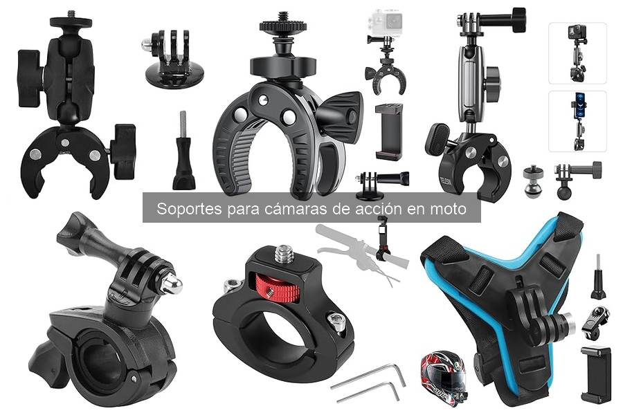 Mejores marcas de soportes para cámaras de acción en moto