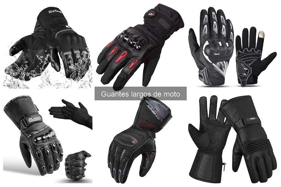 Mejores materiales para guantes largos de moto: guía informativa