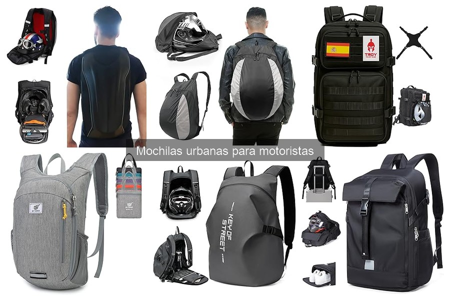 Mejores mochilas urbanas para motoristas 2023: comparativa