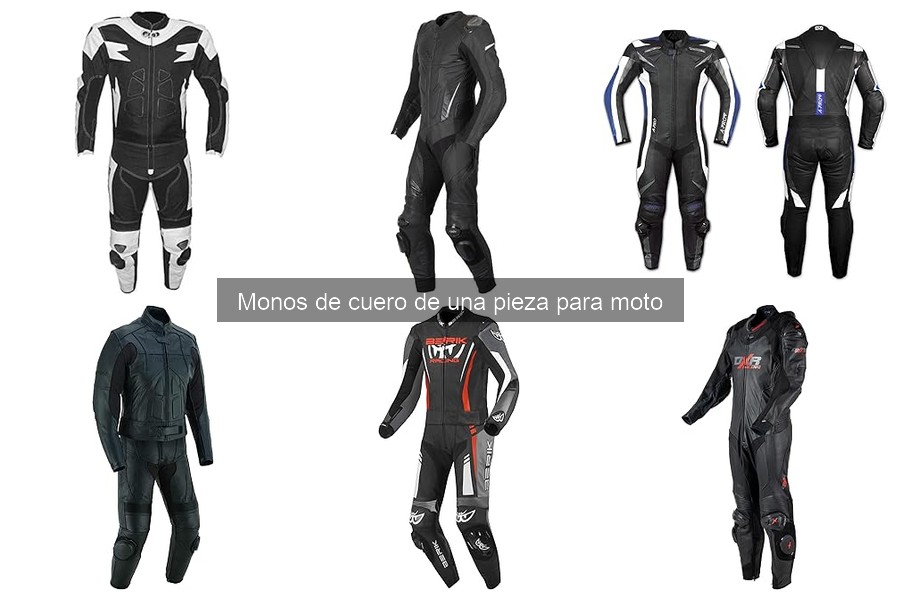** Mejores monos de cuero de una pieza para principiantes en moto