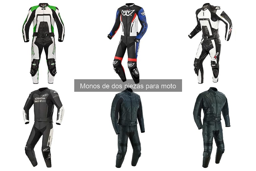 Mejores monos de dos piezas para principiantes en moto