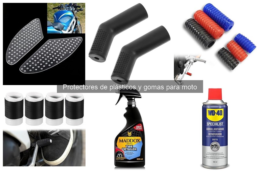 Mejores ofertas en protectores de plásticos y gomas para moto