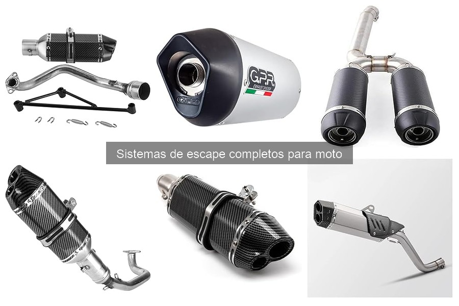 Mejores ofertas en sistemas de escape completos para moto