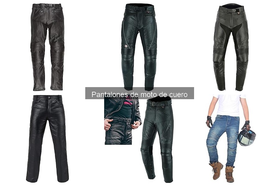 Mejores pantalones de moto de cuero para climas diversos
