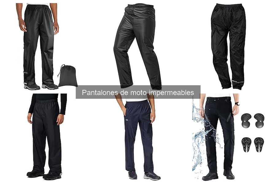 Mejores pantalones de moto impermeables para invierno