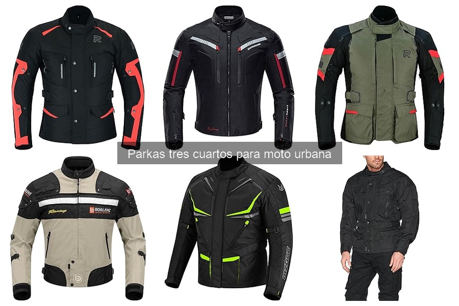 Mejores parkas tres cuartos para moto urbana en 2023