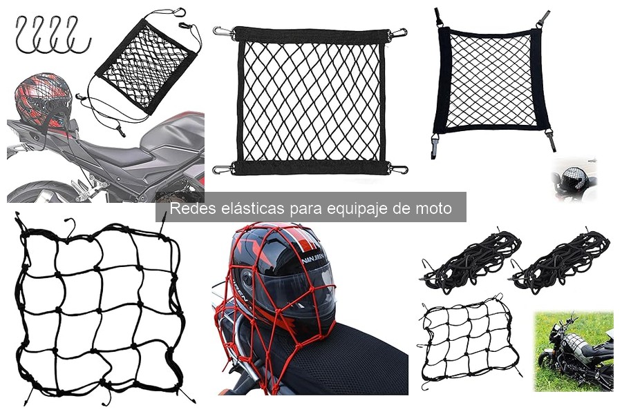 Mejores redes elásticas para equipaje de moto 2023