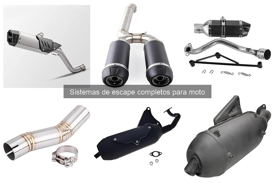 Mejores sistemas de escape completos para motos deportivas