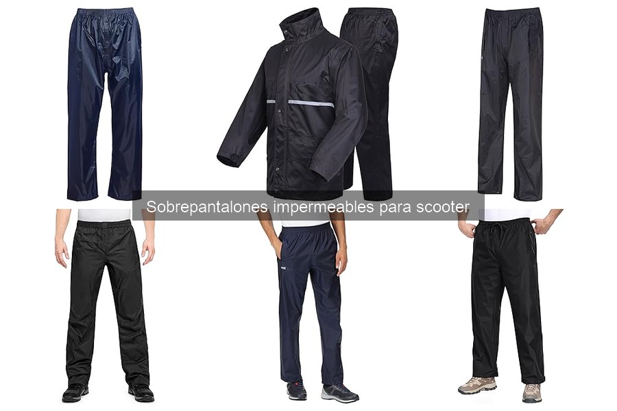Mejores sobrepantalones impermeables para scooter en 2023