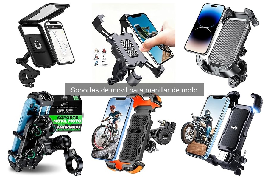 Mejores soportes de móvil para motos en 2023: comparativa