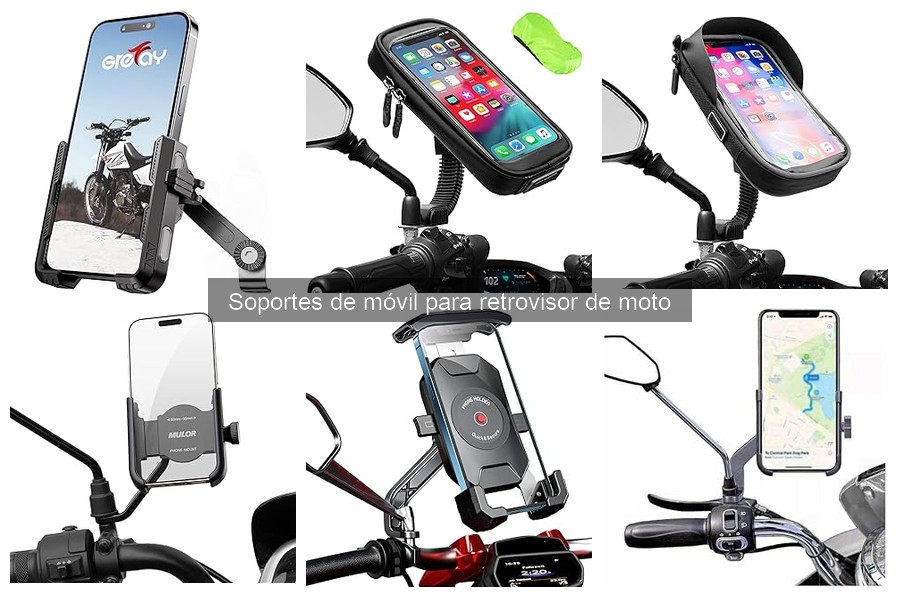 Mejores Soportes de Móvil para Retrovisor de Moto 2023