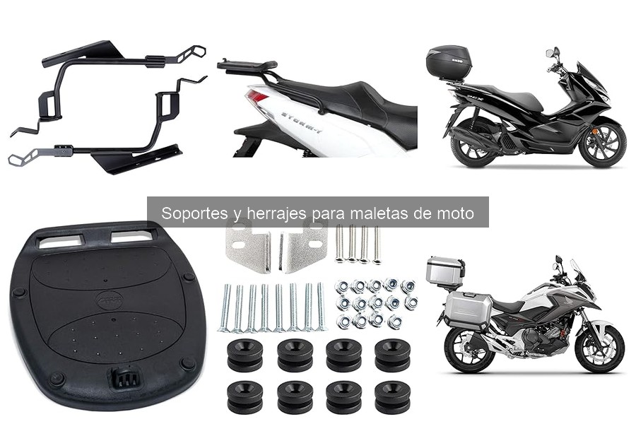 Mejores soportes y herrajes para maletas de moto en 2023